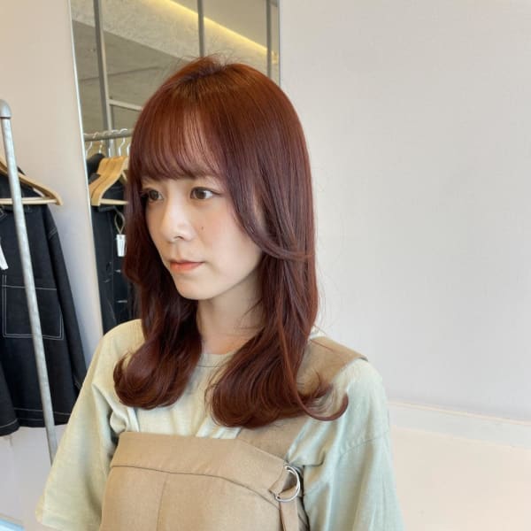 #髪質改善#オレンジブラウン#ブリーチ