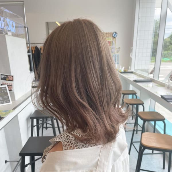 #髪質改善#ミルクティー#ブリーチ