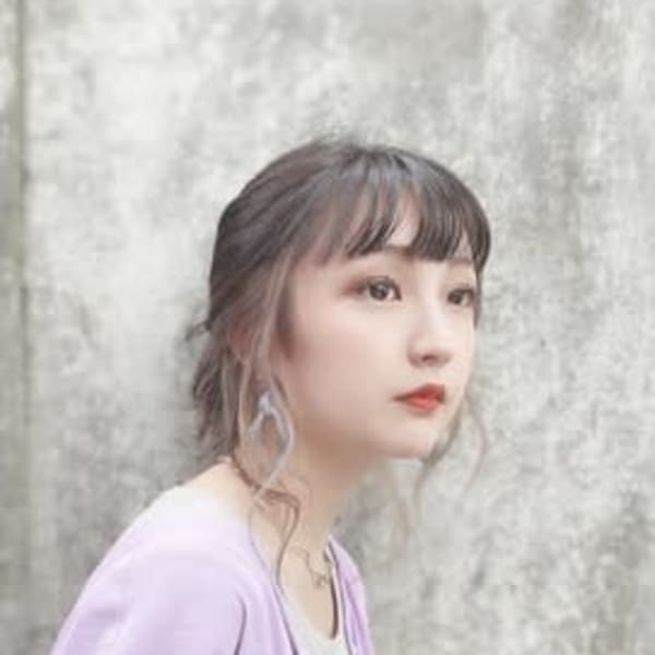 イヤリングカラー　インナーカラー　デザインカラー