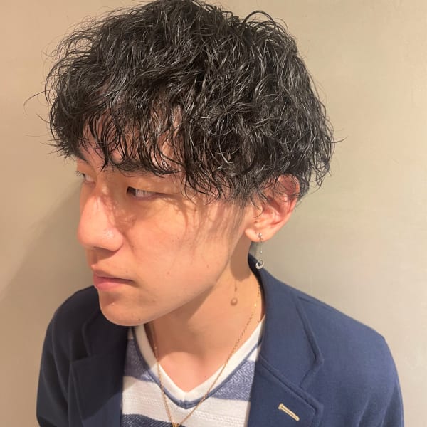 ツイストスパイラルパーマスタイル