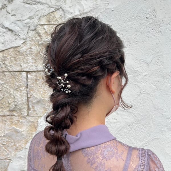 キレイめ 編みおろし