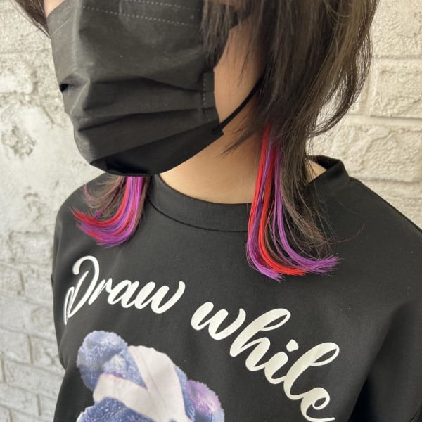 20代30代シールエクステインナーカラー池袋