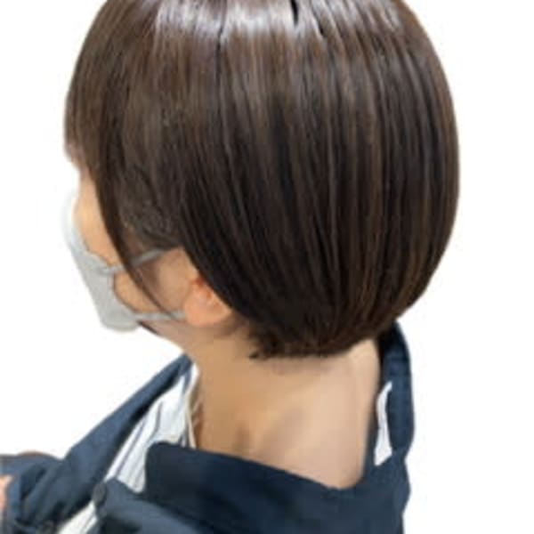 人気の丸みショート