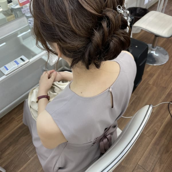 大人綺麗アップスタイル