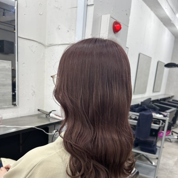 ピンクブラウン イルミナカラー アディクシーカラー 所沢