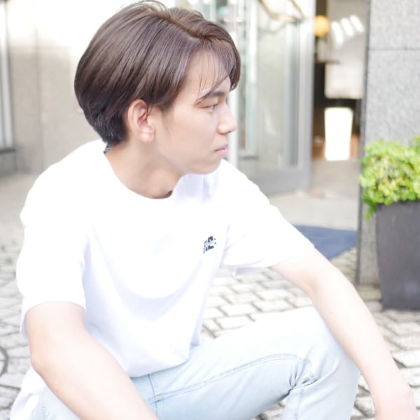 韓国風マッシュカット