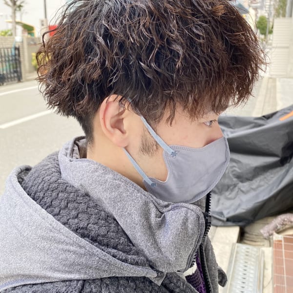 ツイストスパイラルパーマ大阪 メンズパーマ大阪