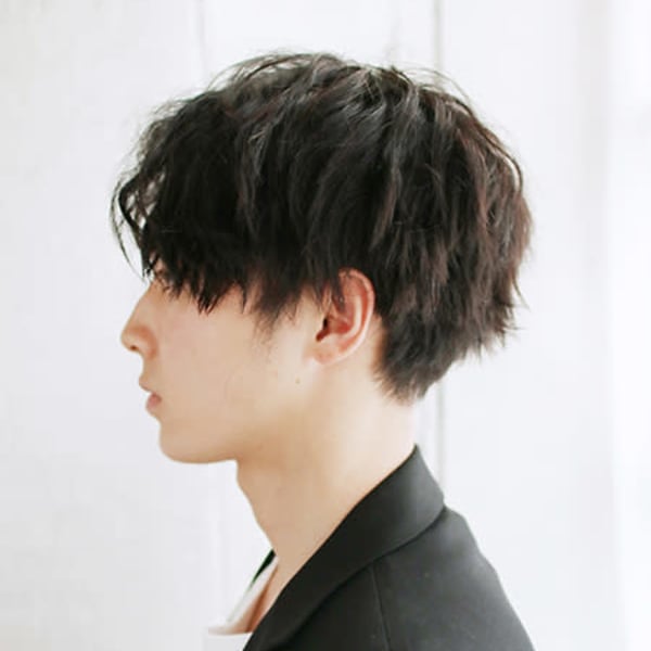 20代30代40代　大人・黒髪×ツイストパーマ【松山】