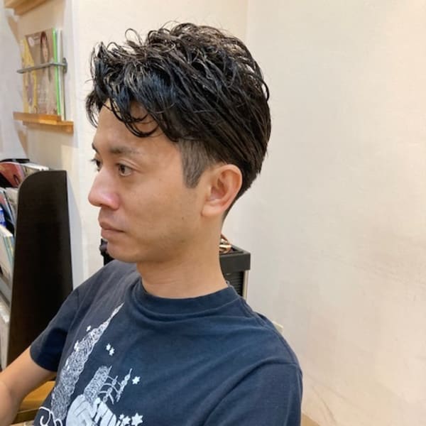 お客様髪質改善データ（メンズカット）