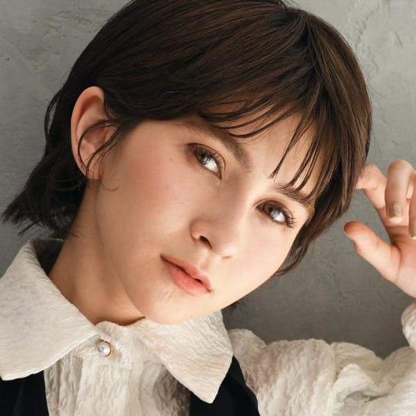 ナチュラルな丸みウルフショート