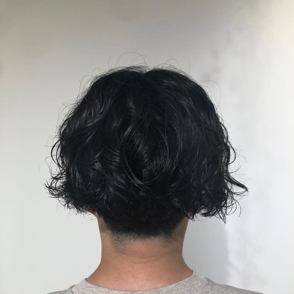 メンズパーマスタイル|hair pocket 恵比寿
