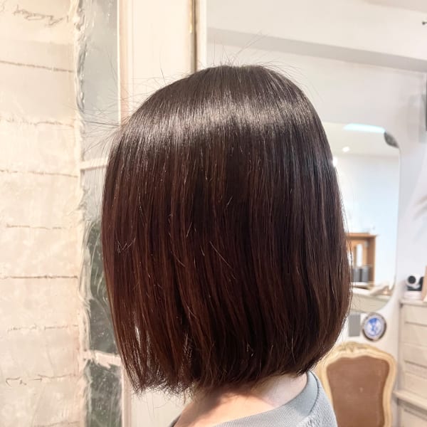 髪質改善ストレート内巻きボブスタイリング楽な生活梅ヶ丘美容室