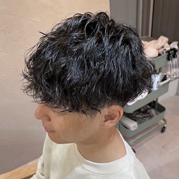 波巻きスパイラルパーマ|Nuii