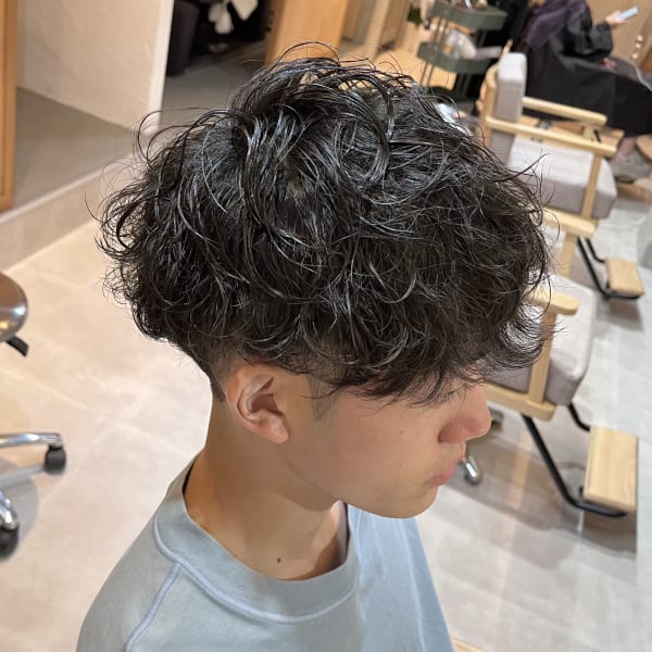 波巻きスパイラルパーマ|Nuii