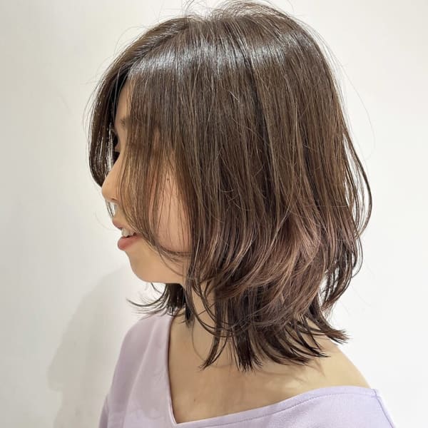 レイヤーカット☆グレージュカラー【池袋美容室 uchla】