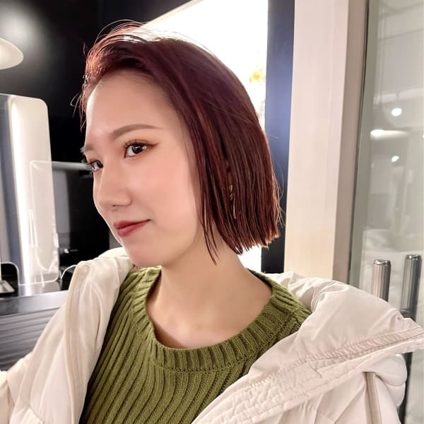 【Des.Art天神赤坂】20代30代お洒落ボブ/ピンクヘア