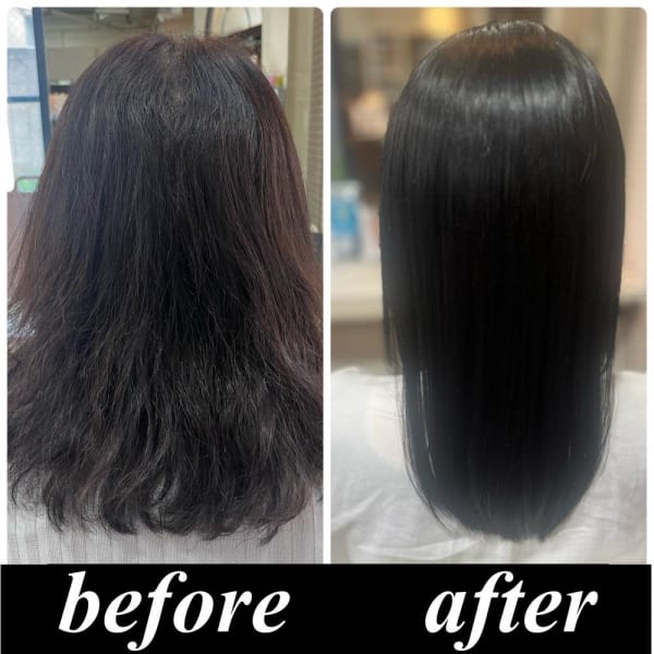 【美髪整形】異次元の最新髪質改善☆シルク酸性ストレート