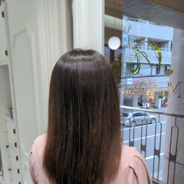 くせ毛改善（2枚目ビフォーあり）