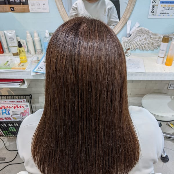 くせ毛改善（2枚目ビフォーあり）