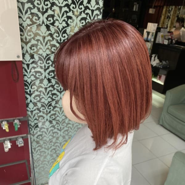 夏は暖色カラー☆コーラルオレンジ【錦糸町北口】