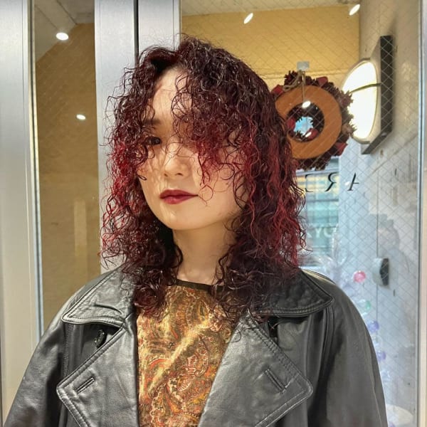 大人可愛いチョコレートモードプリカール外ハネボブ