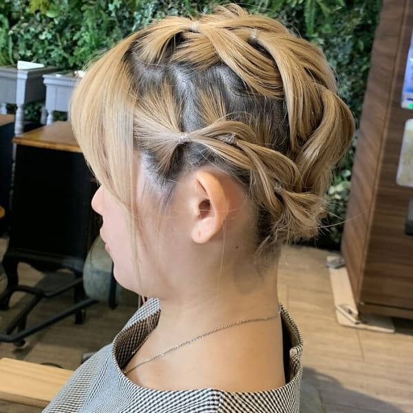 ヘアセット×ボブ