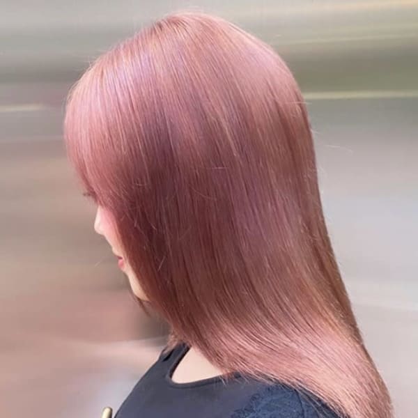 大人かわいい暖色系カラー|ano 成城