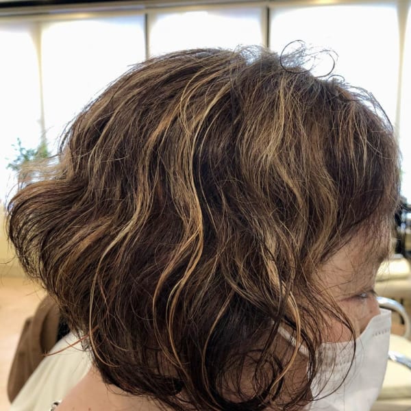 アシメショートボブ