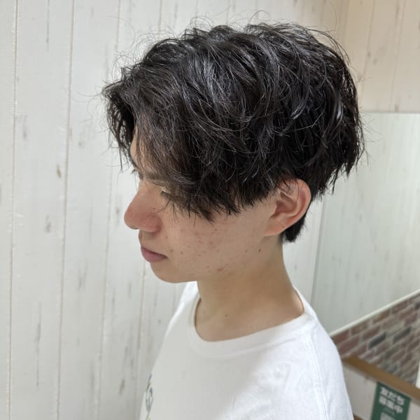 メンズツイストスパイラルパーマ