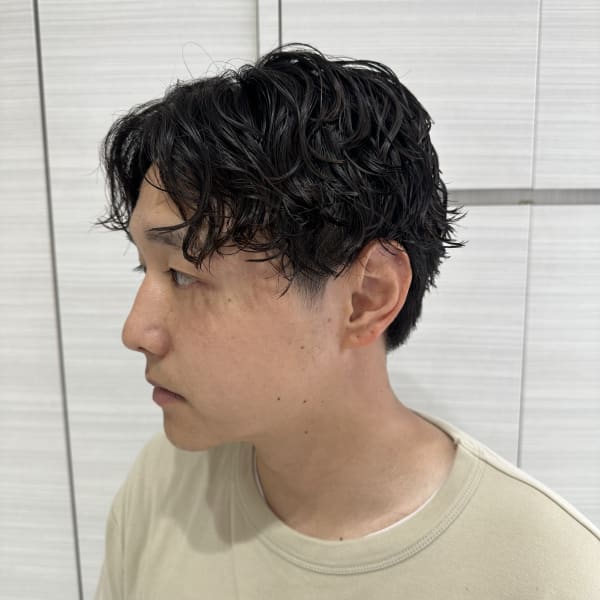 メンズスパイラルパーマ