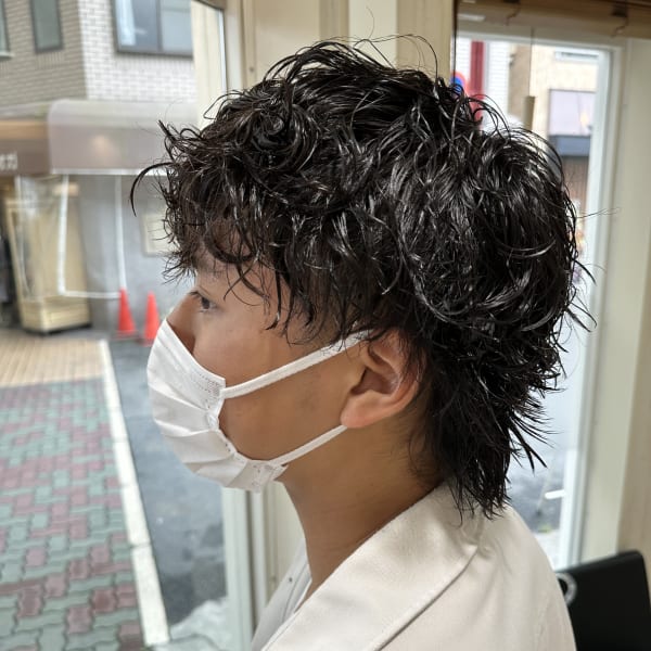 メンズツイストスパイラルパーマ