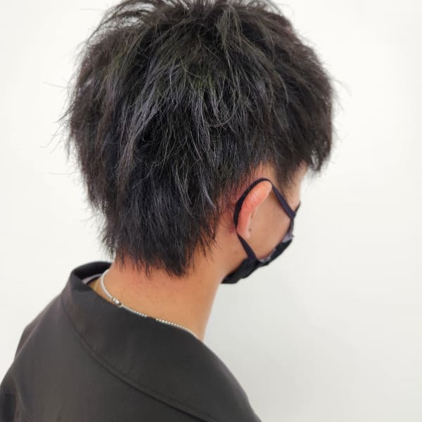 ソフトショートウルフカット