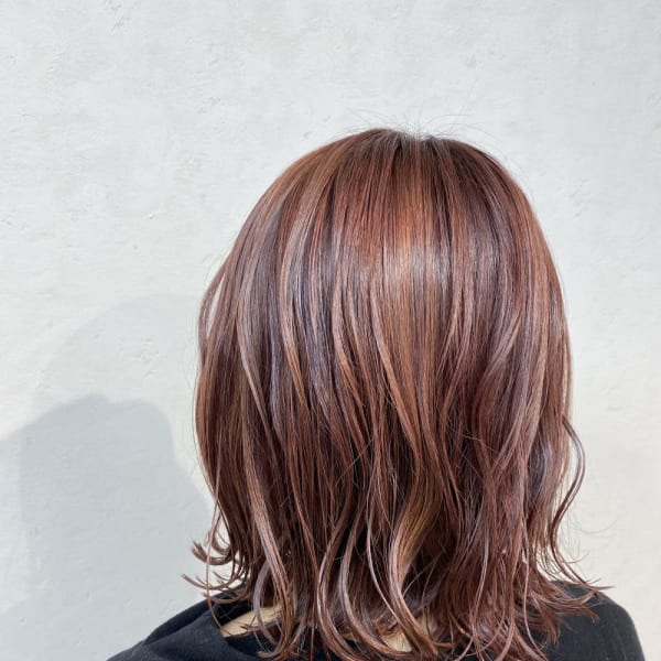 Lia&岡本拓朗 コーラルオレンジって可愛い!