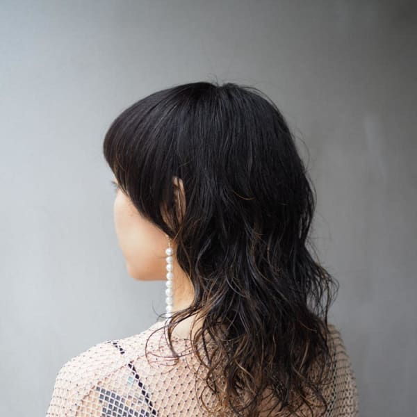 大人のマッシュウルフウェーブ