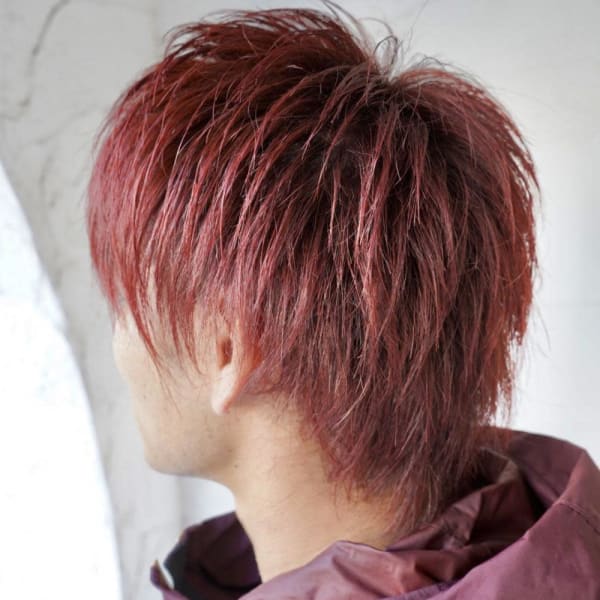 王道レイヤースタイル×ルビーレッド