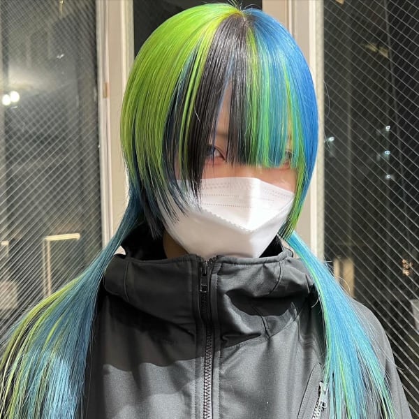 ウルフ アンブレラカラー デザインカラー 表参道 / 原宿