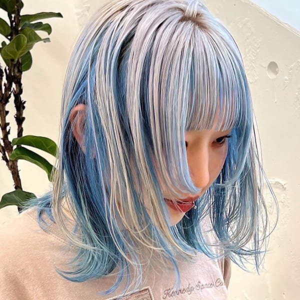 ウルフ アンブレラカラー デザインカラー 表参道 / 原宿