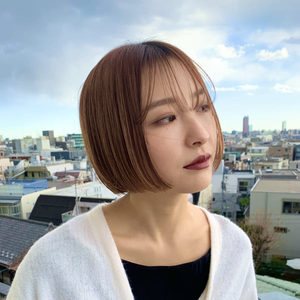 シースルーバングとボブ|Sete