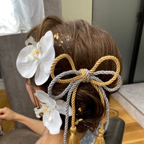 斜めバング/グレージュカラー/デザインカラー/学芸大学