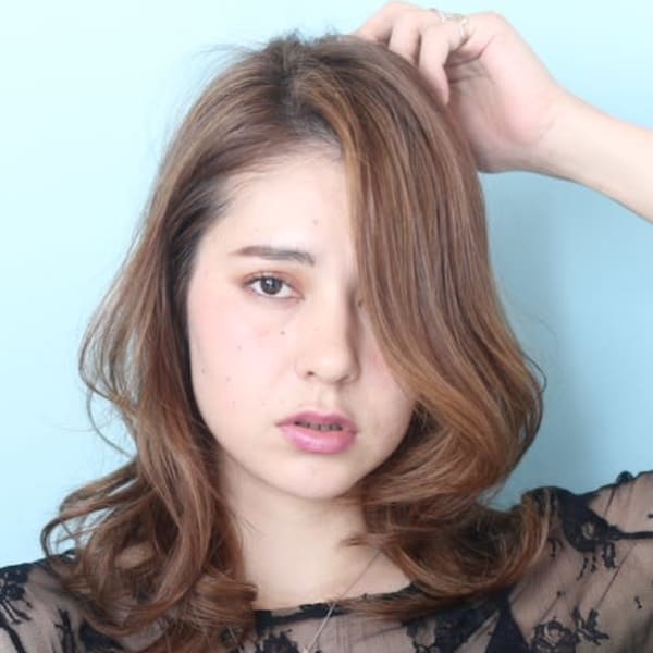 透明感◎大人セミディー