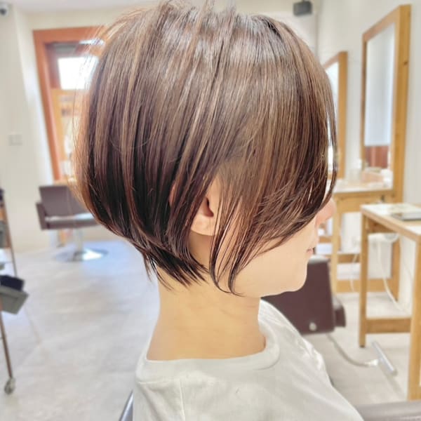 ニュアンスカラーショート 20代30代40代50代60代