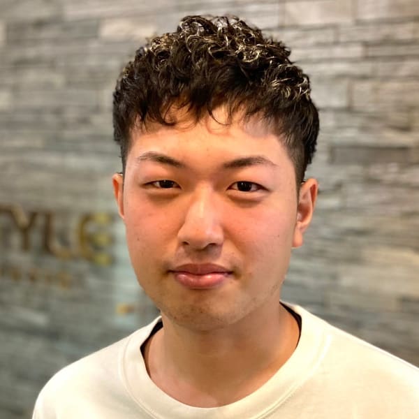 アイロンパーマ/ツヤ感/ツーブロック/2ブロック/水道橋|理容室 K-STYLE HAIR STUDIO 水道橋店/バーバー