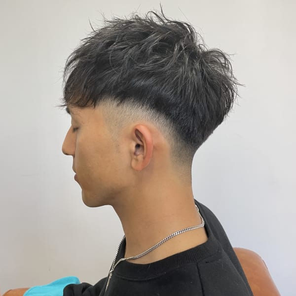 フェード前下がりショート|clomus homme