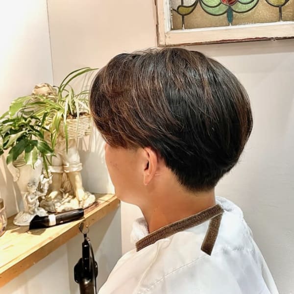 (メンズ)清潔マッシュショート