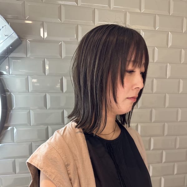 レイヤーカット/フェイスレイヤー/ボブ/髪質改善カラー