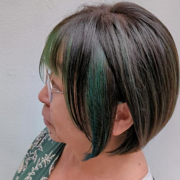 フェイスフレーミングカラー♪グリーン【AVENIR我孫子】