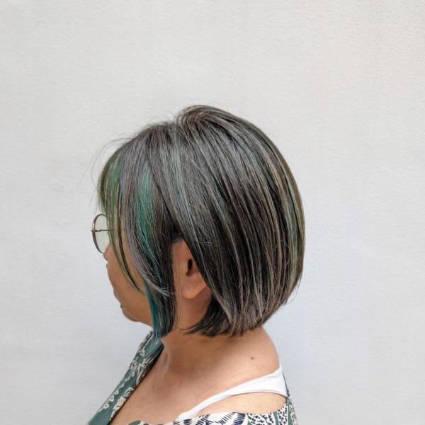 フェイスフレーミングカラー♪グリーン【AVENIR我孫子】