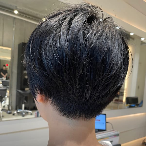 【三鷹 RISK 大橋佳菜子】刈り上げマッシュショート