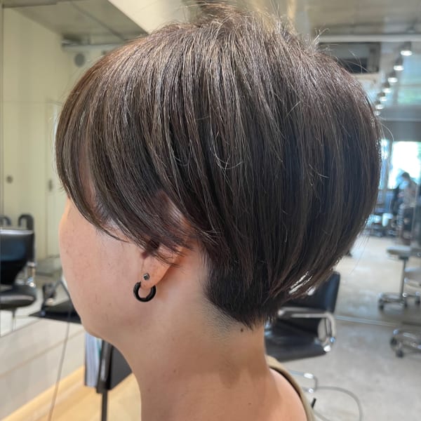 【三鷹 RISK 大橋佳菜子】ツーブロショート×アッシュグレ