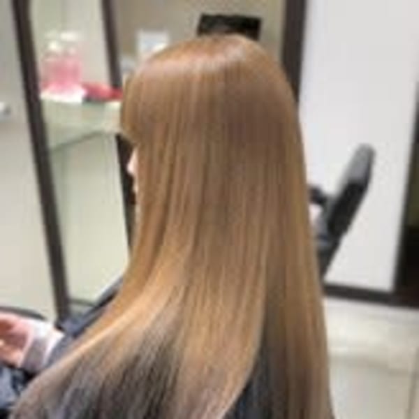 ★美髪艶髪サラサラストレート★#ブリーチ縮毛矯正#エイジング